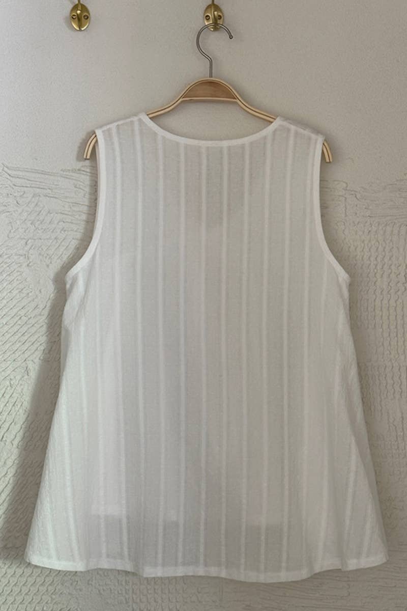 COTTON JACQUARD PYJAMAS TWO-PIECE SET