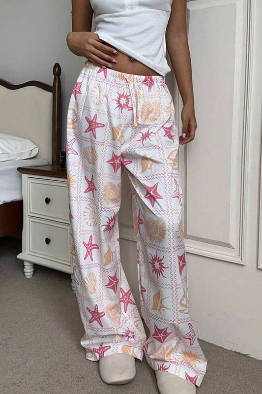 CWBLP2067_SUMMER CASUAL ALL-MATCH MOPPING PANTS