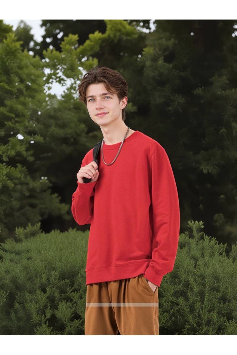 CWTHT00010_CREWNECK SWEATSHIRT CUSTOM LOGO WORKWEAR