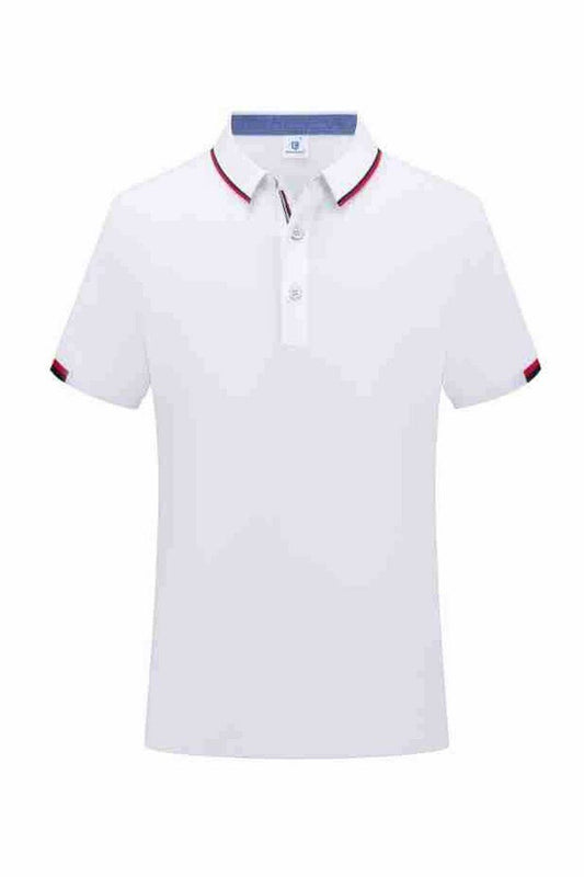 CWTBLS02441_COTTON EMBROIDERED CASUAL SHORT SLEEVE POLO