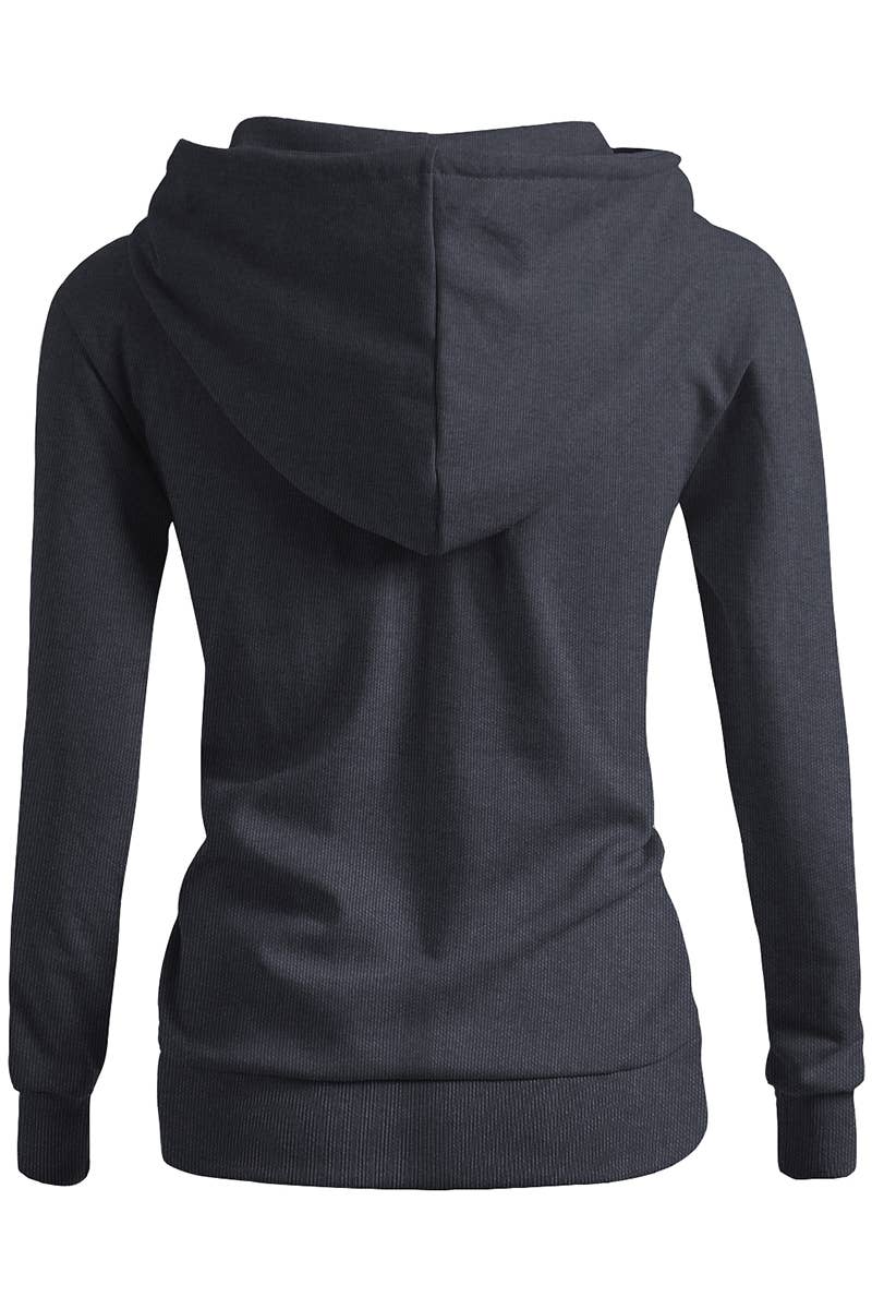 KWOHOL043_Lightweight Thin Zip-Up Hoodie Jacket