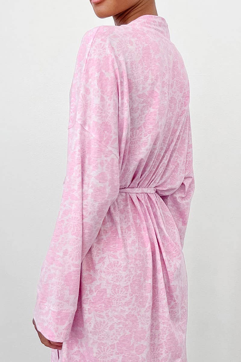 CWSPJ0332_PRINTED SUSPENDER NIGHTDRESS TWO-PIECE SET