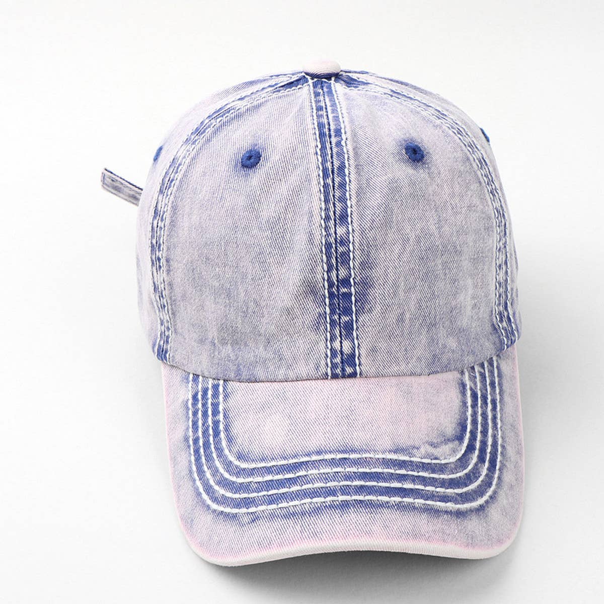 Spring Cotton Color Block Baseball Cap CWAH1144