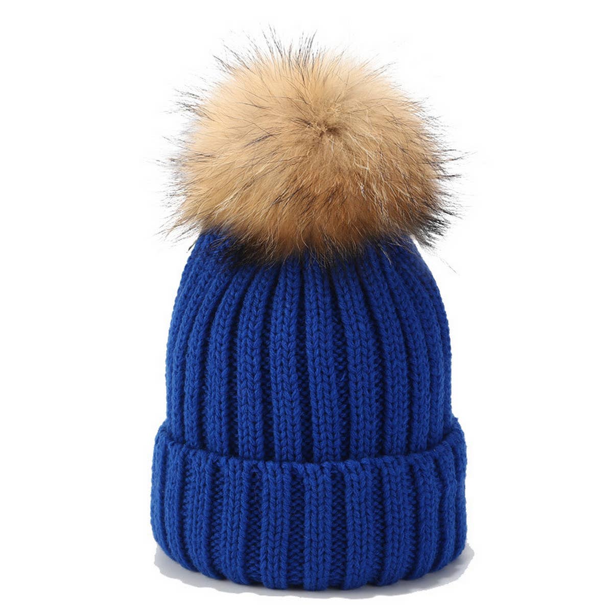 OUTDOOR WARM WOOL BALL KNITTED HAT_CWAH1577