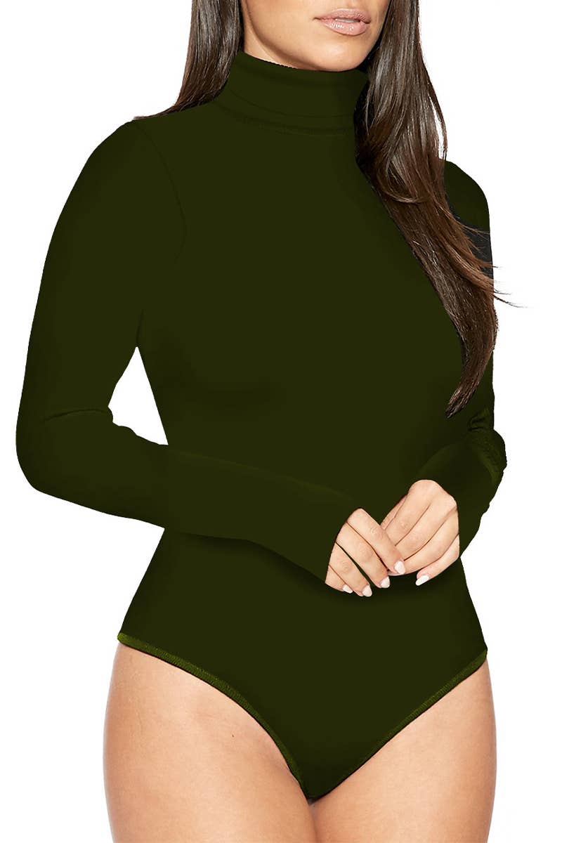 CWSJS1544_TEMPERAMENT HIGH COLLAR JUMPSUIT