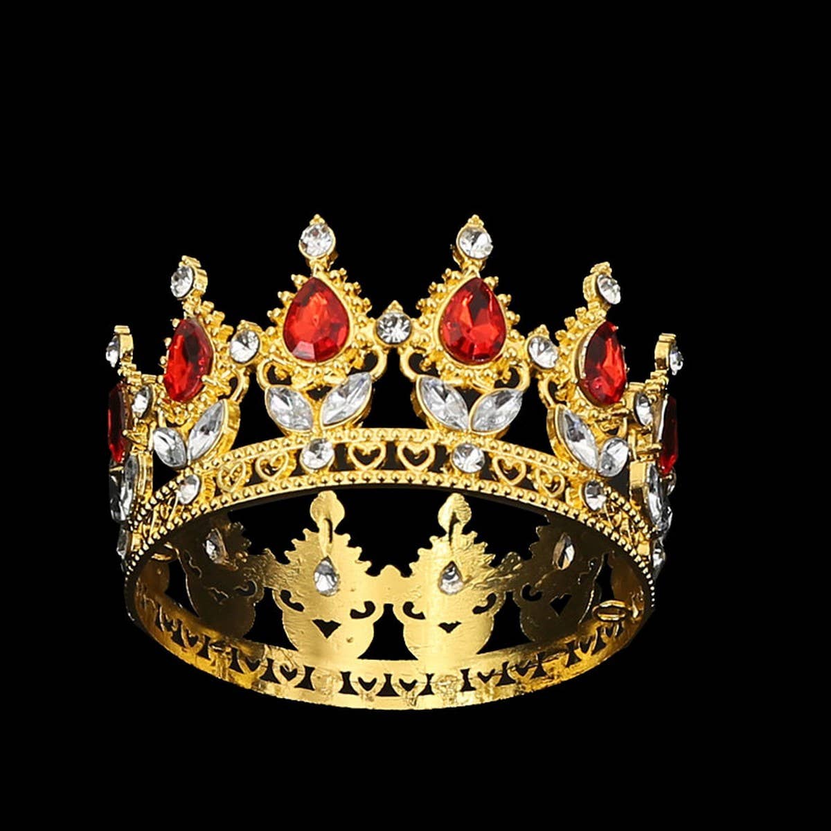 FLOWER CAKE DECORATION WEDDING CRYSTAL TIARAS