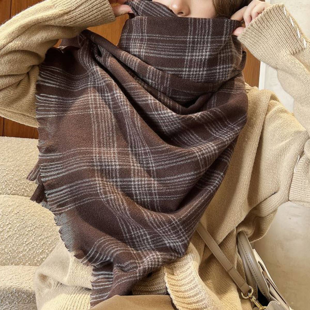 Faux Cashmere Women's Scarf - Autumn/Winter