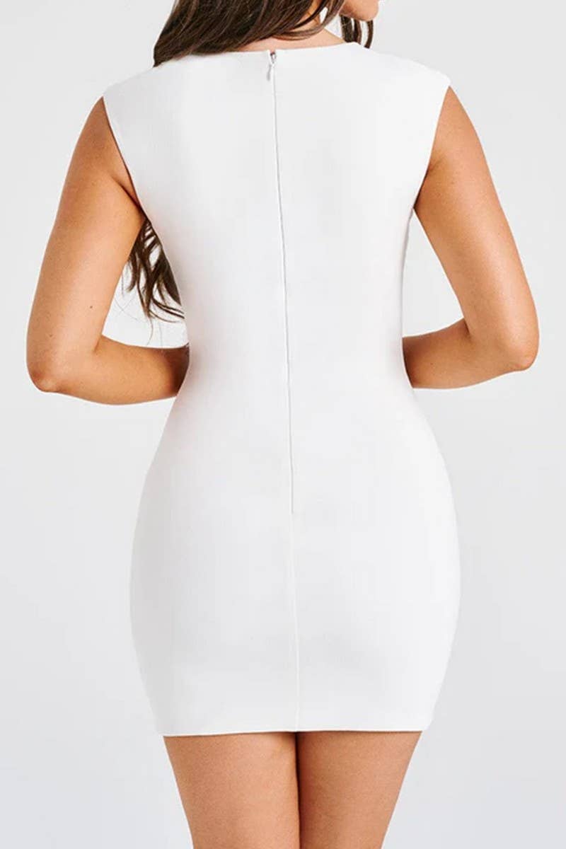 CWDSD7845_SUMMER FRENCH STYLE ELEGANT HIP DRESS