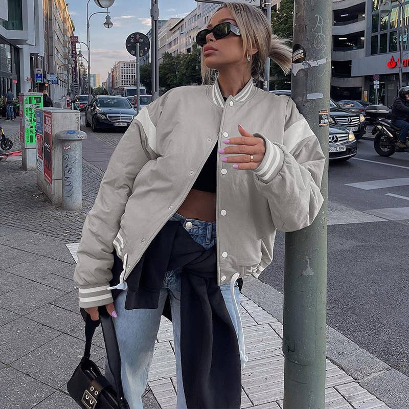 COMFORTABLE CASUAL FASHION CREW NECK JACKET