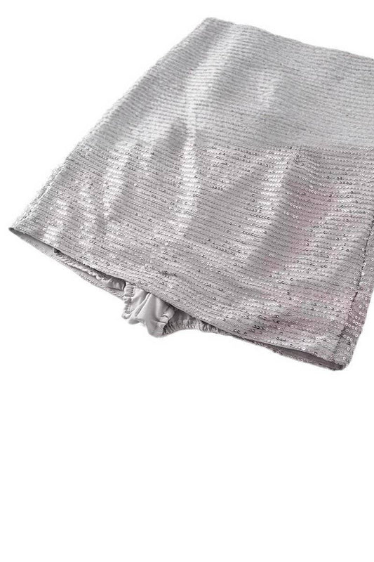 CWBMS0452_SEXY SEQUIN BODYCON SKIRT WITH SIDE SLIT