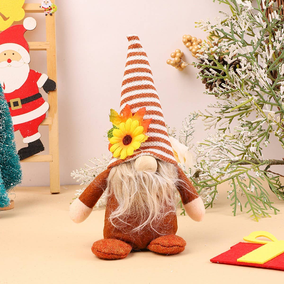 THANKSGIVING DECORATIONS FACELESS DOLL ORNAMENTS