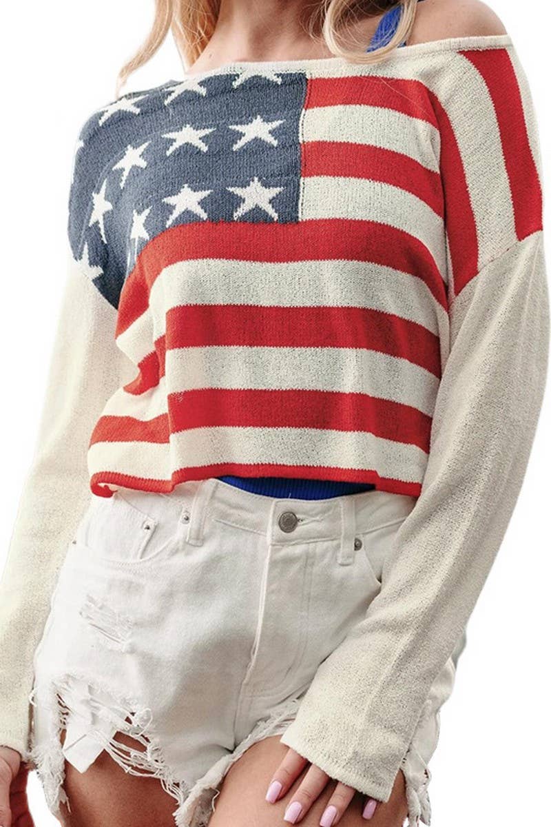 CWOSWL2787_PULLOVER STRIPED COLORBLOCK THIN KNITTED SWEATER