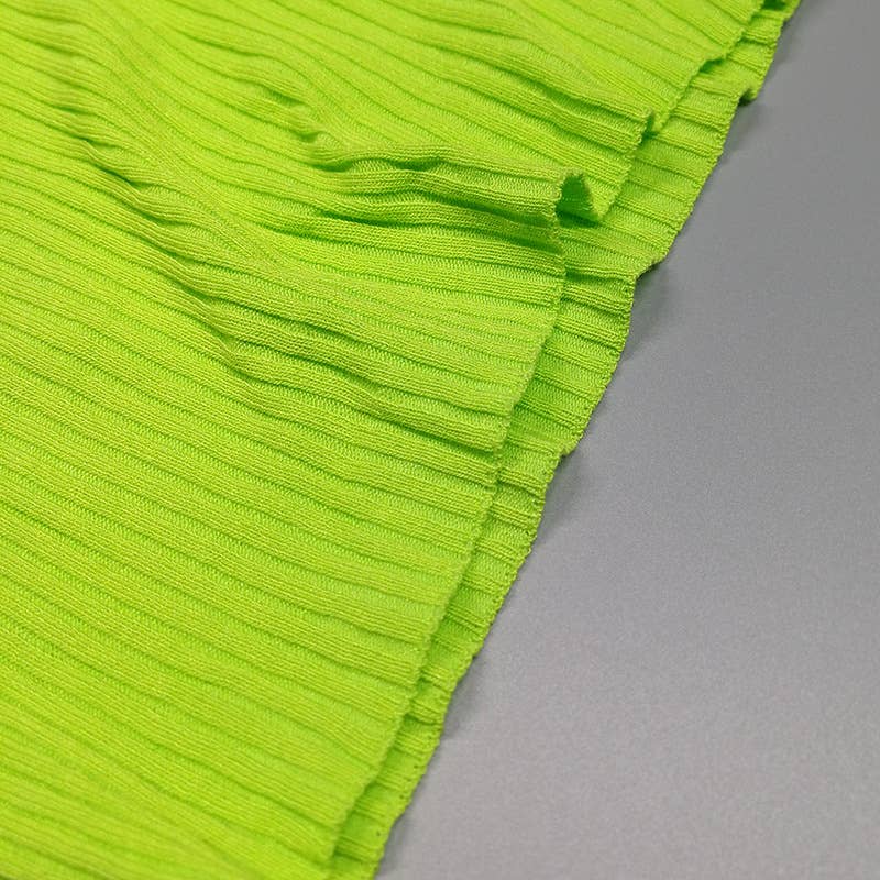 Crop top long sleeve solid-color knitted sweater