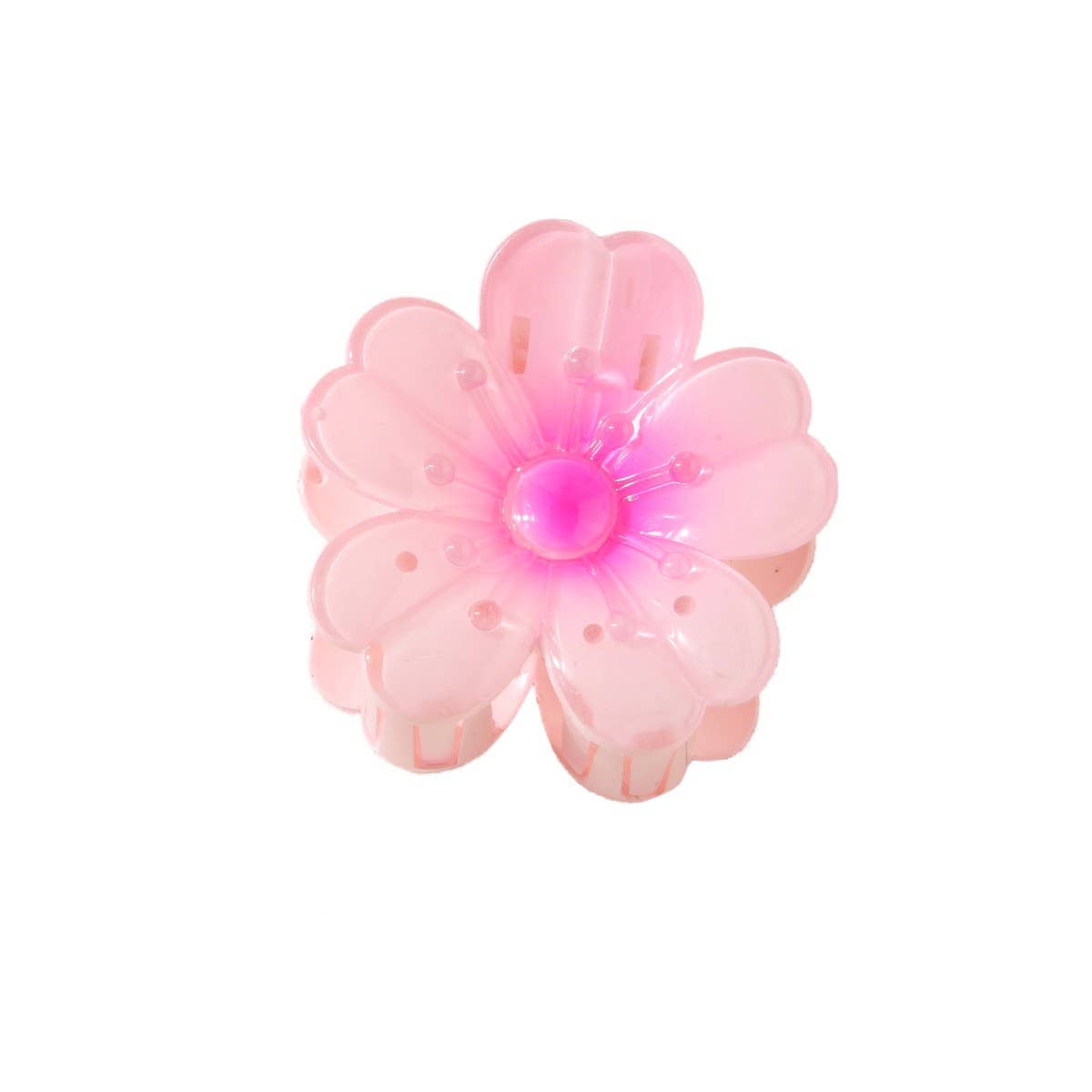 Sweet Flower Updo Heart Petal Hair Claw Clip