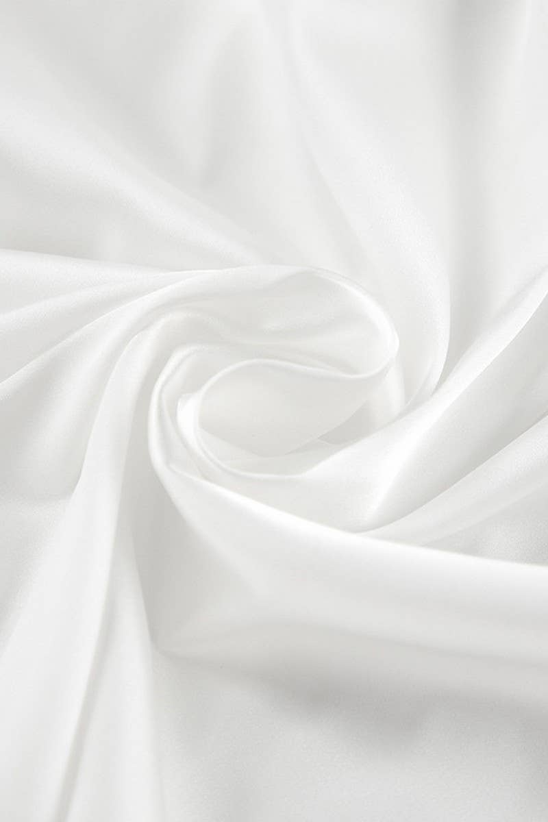 CWSPJ0242_SATIN LONG-SLEEVED TROUSERS PAJAMAS HOME CLOTHES