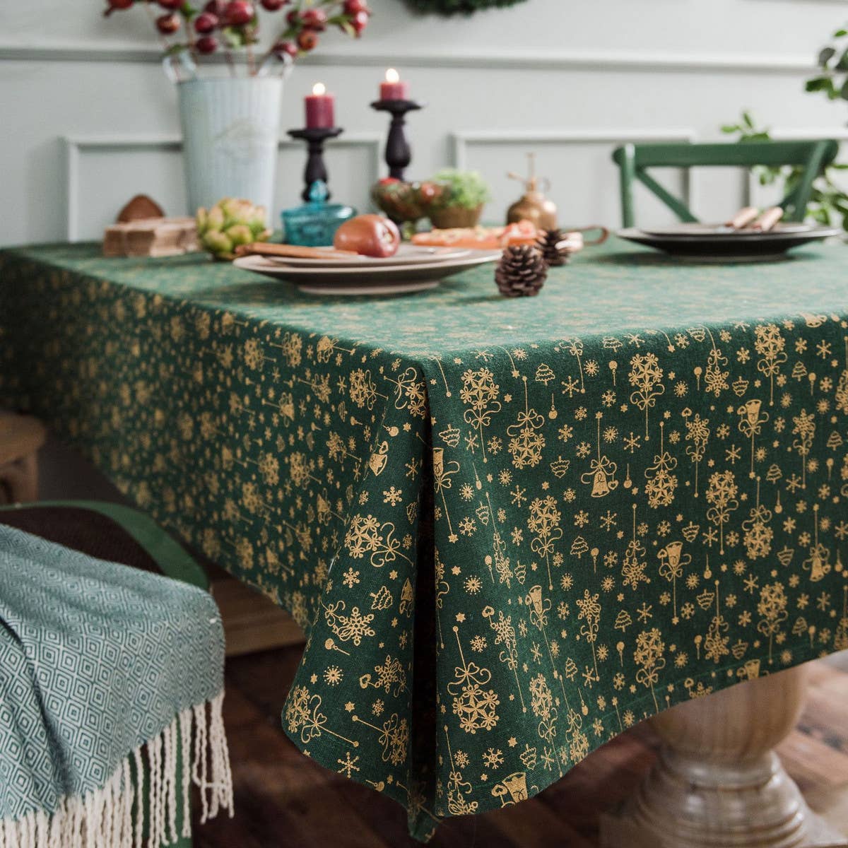 RECTANGULAR WIND CHIME HOT STAMPING TABLECLOTH_CWMM0970