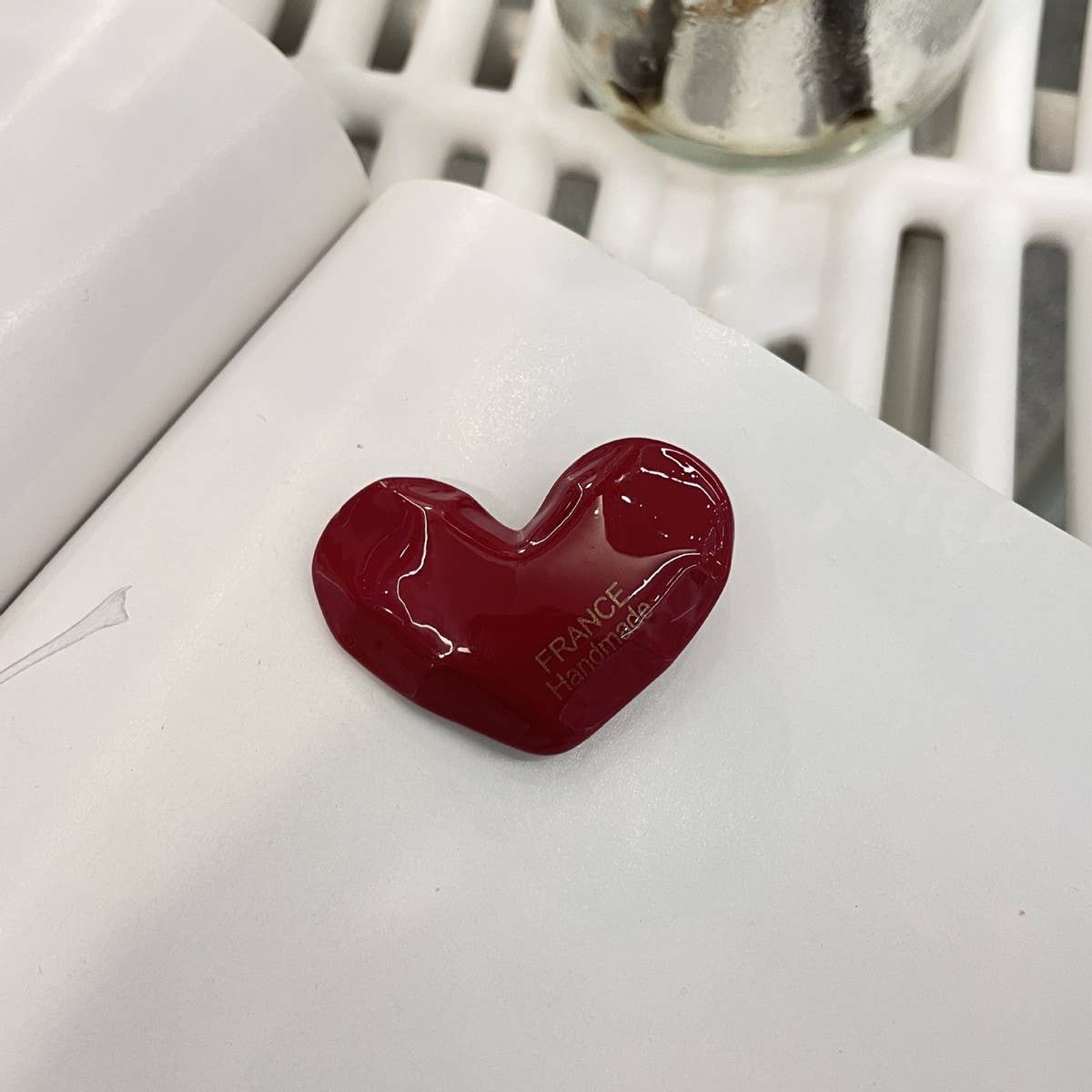 CWAHA5113_RED HEART SWEET RETRO HAIR BAND CUTE HAIRPIN