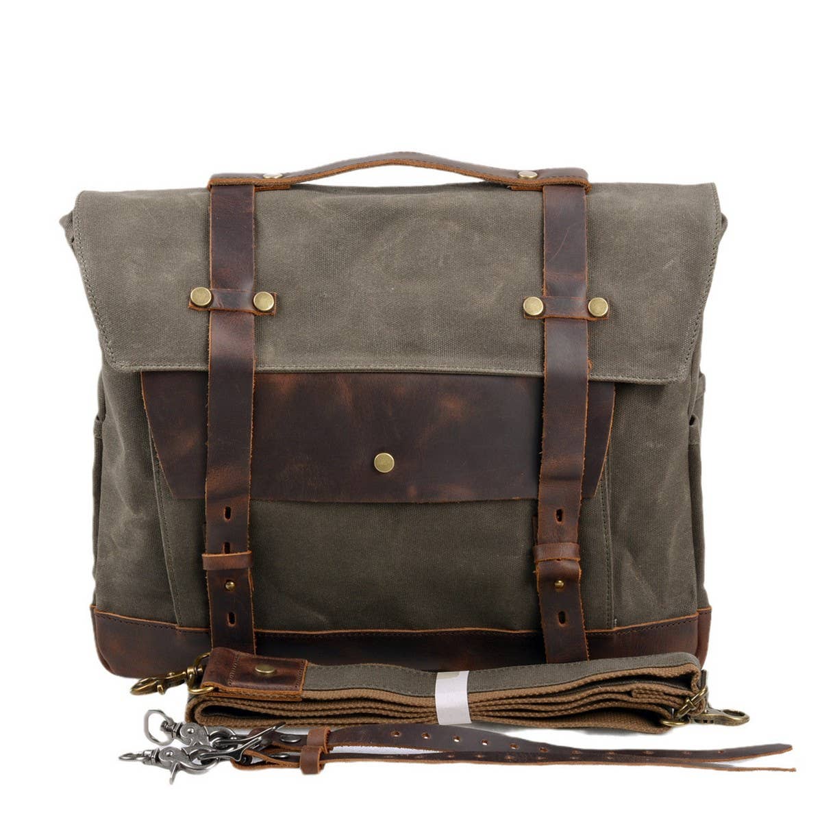 Vintage Waterproof Motorcycle Satchel Bag_CWAB5566