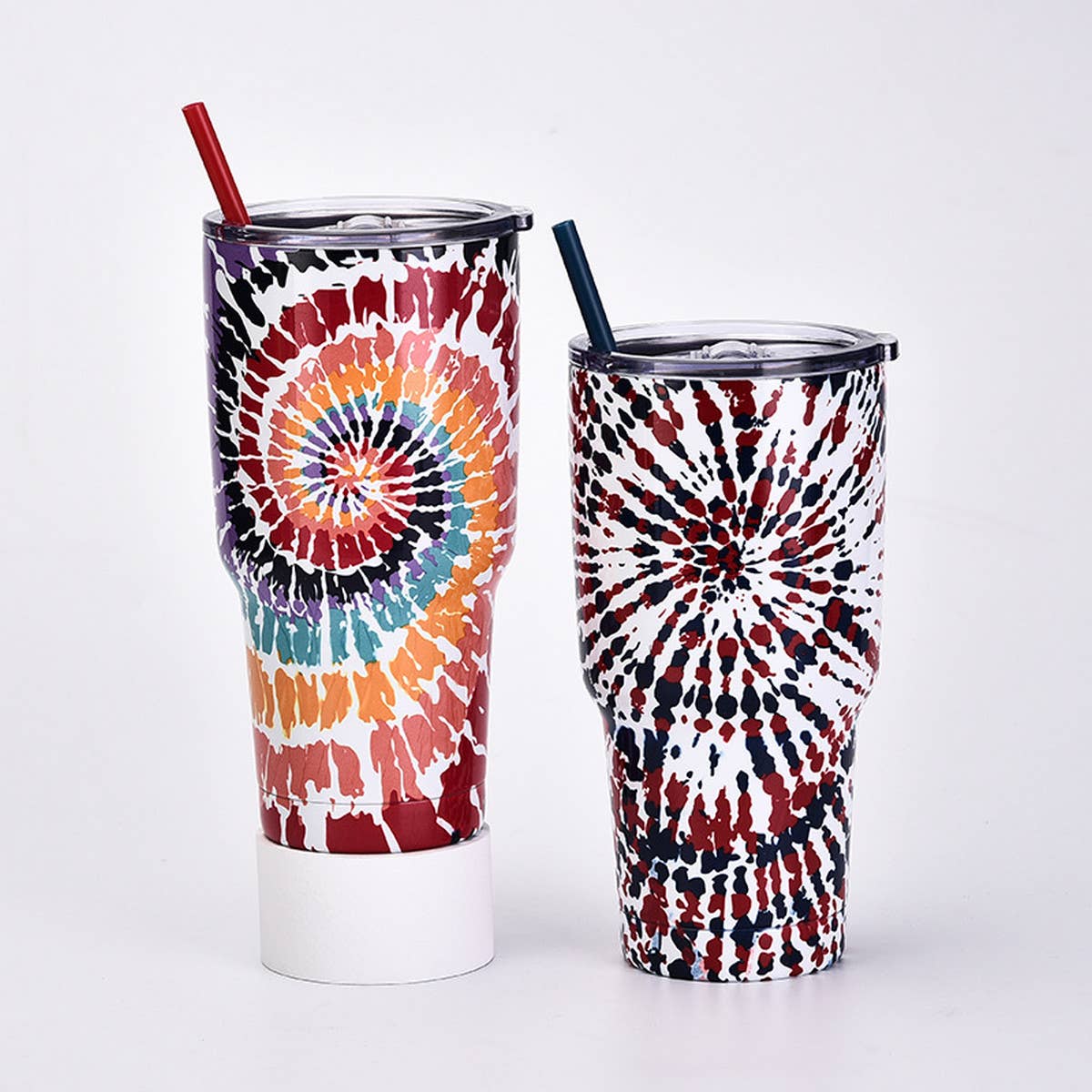 NEW TIE-DYE LARGE-CAPACITY THERMAL WATER CUP_CWMM0989