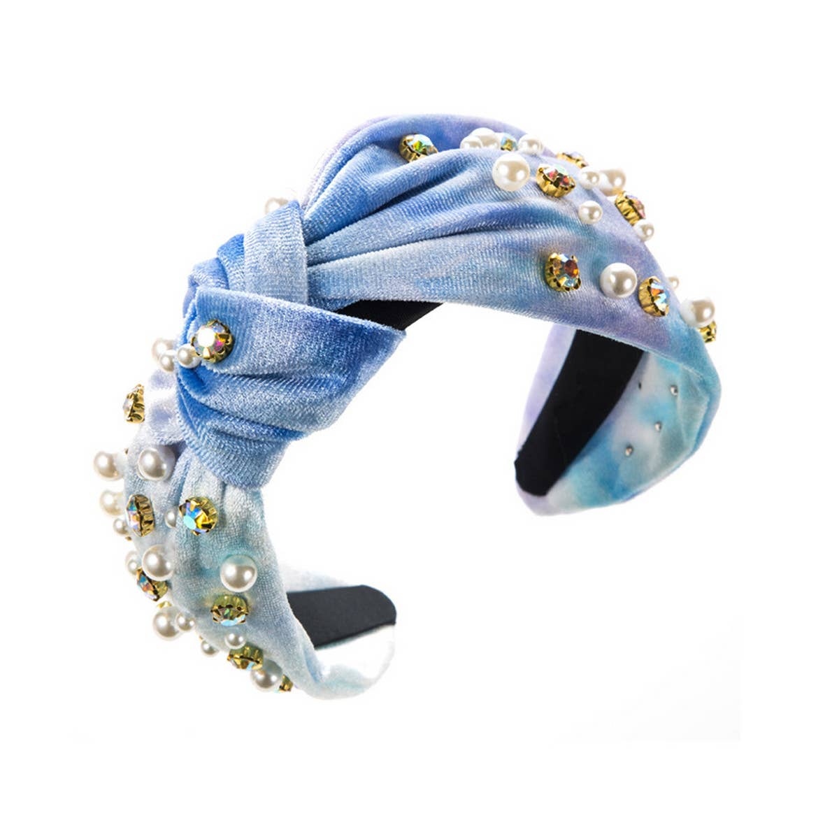 TIE-DYED CANDY-COLORED WIDE-BRIMMED HEADBAND