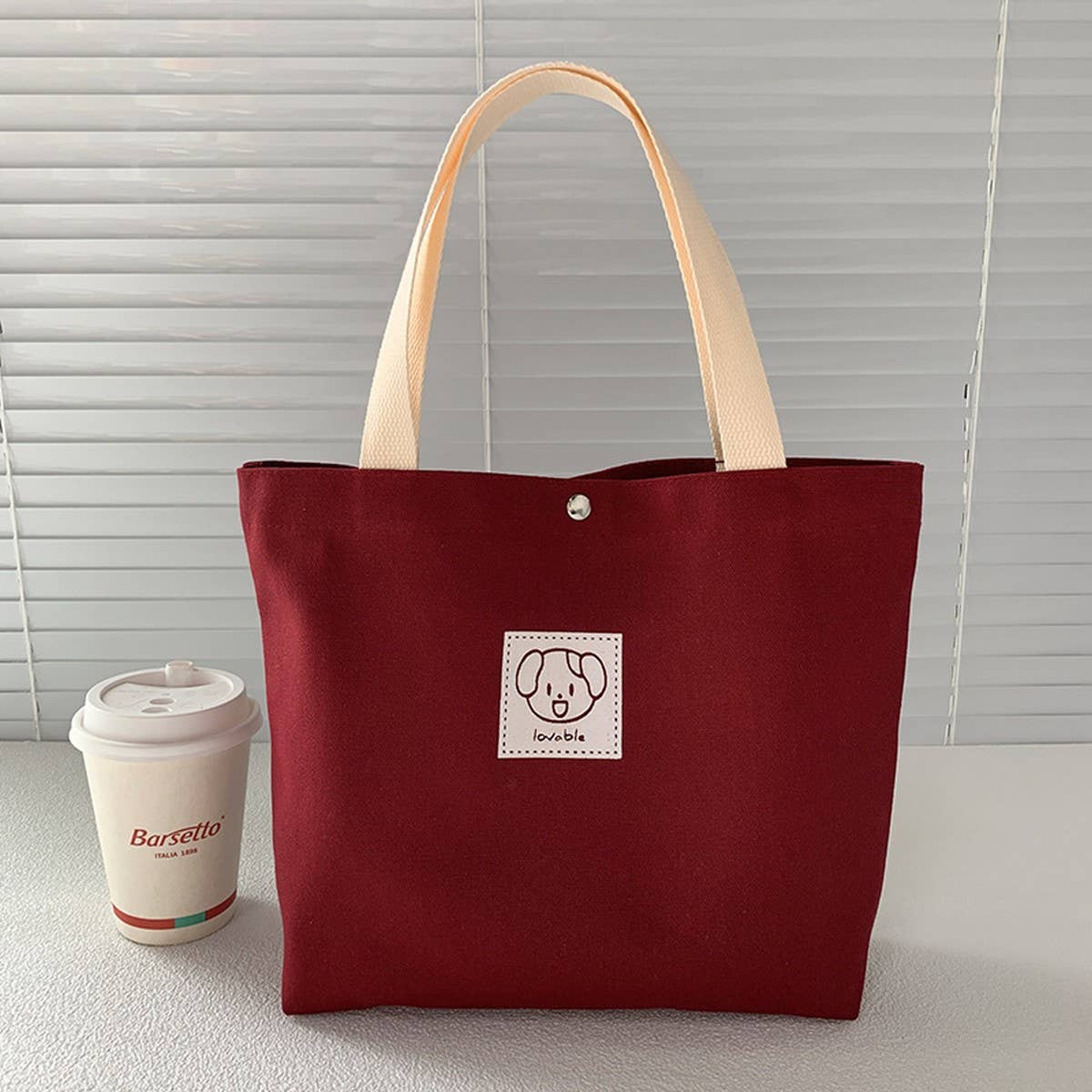 TOTE BAGS CANVAS CUTE CARTOON BENTO BAG_CWAB2042