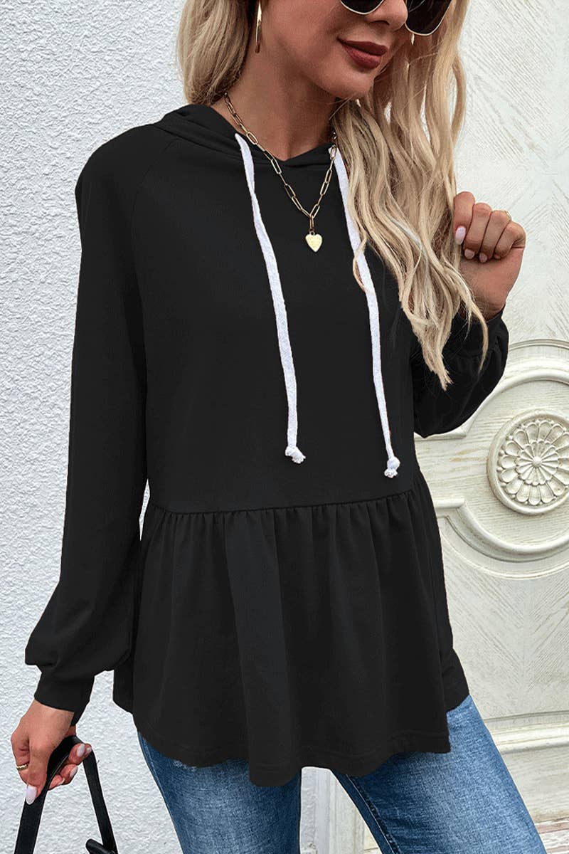 CWOHOL1089_MULTICOLOR DESIGN HOODED SOLID COLOR SWEATSHIRT