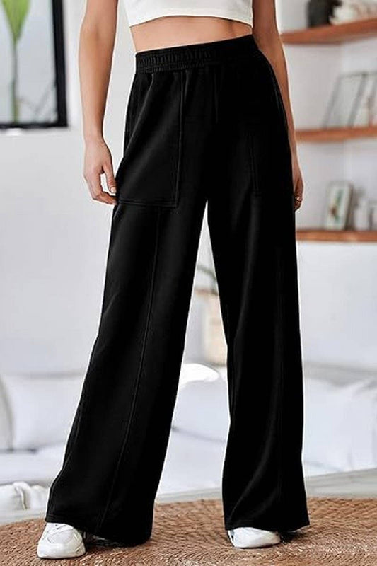 CWBLP01043_CASUAL HIGH WAIST WIDE LEG PANTS