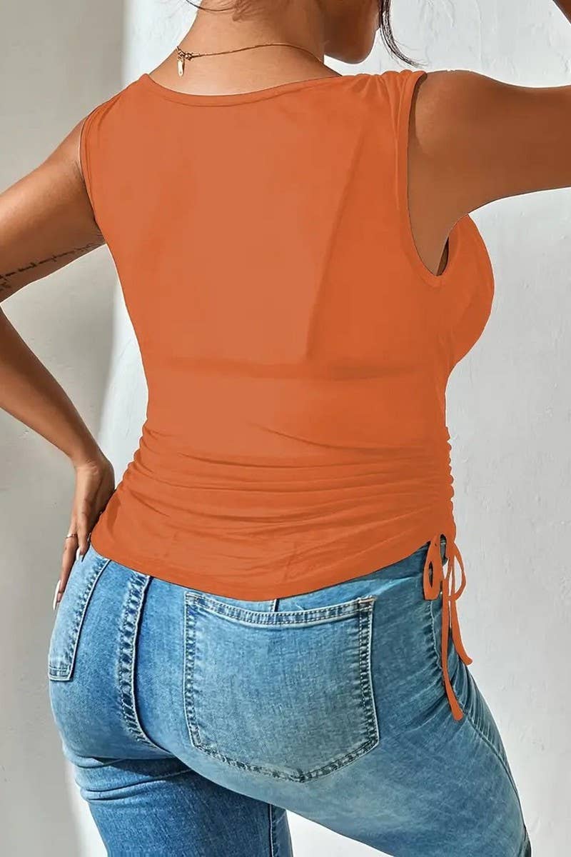 CWTTSL0334_V-NECK PURE SEXY SLEEVELESS VEST