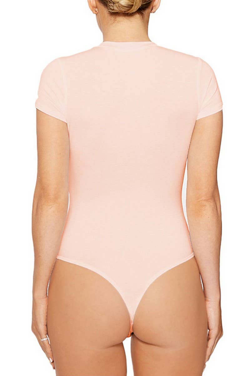 CWSJS1371_SUMMER NEW CASUAL SHORT-SLEEVED TIGHTS