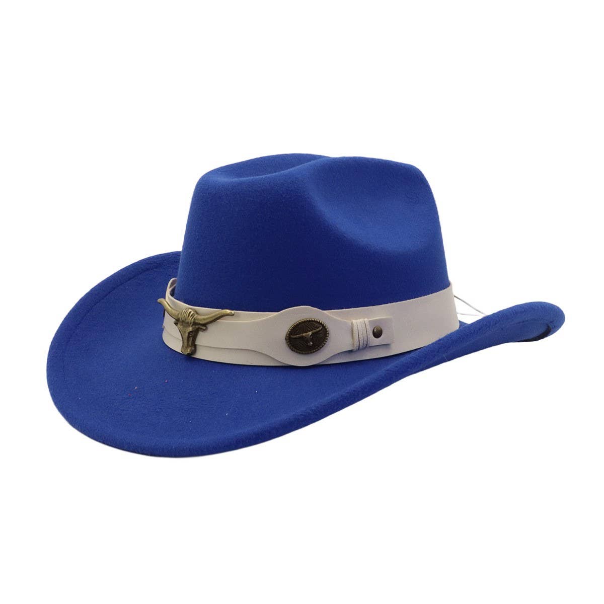 Unisex Wool Fedora Jazz Hat Western Ethnic Style_CWAH04427