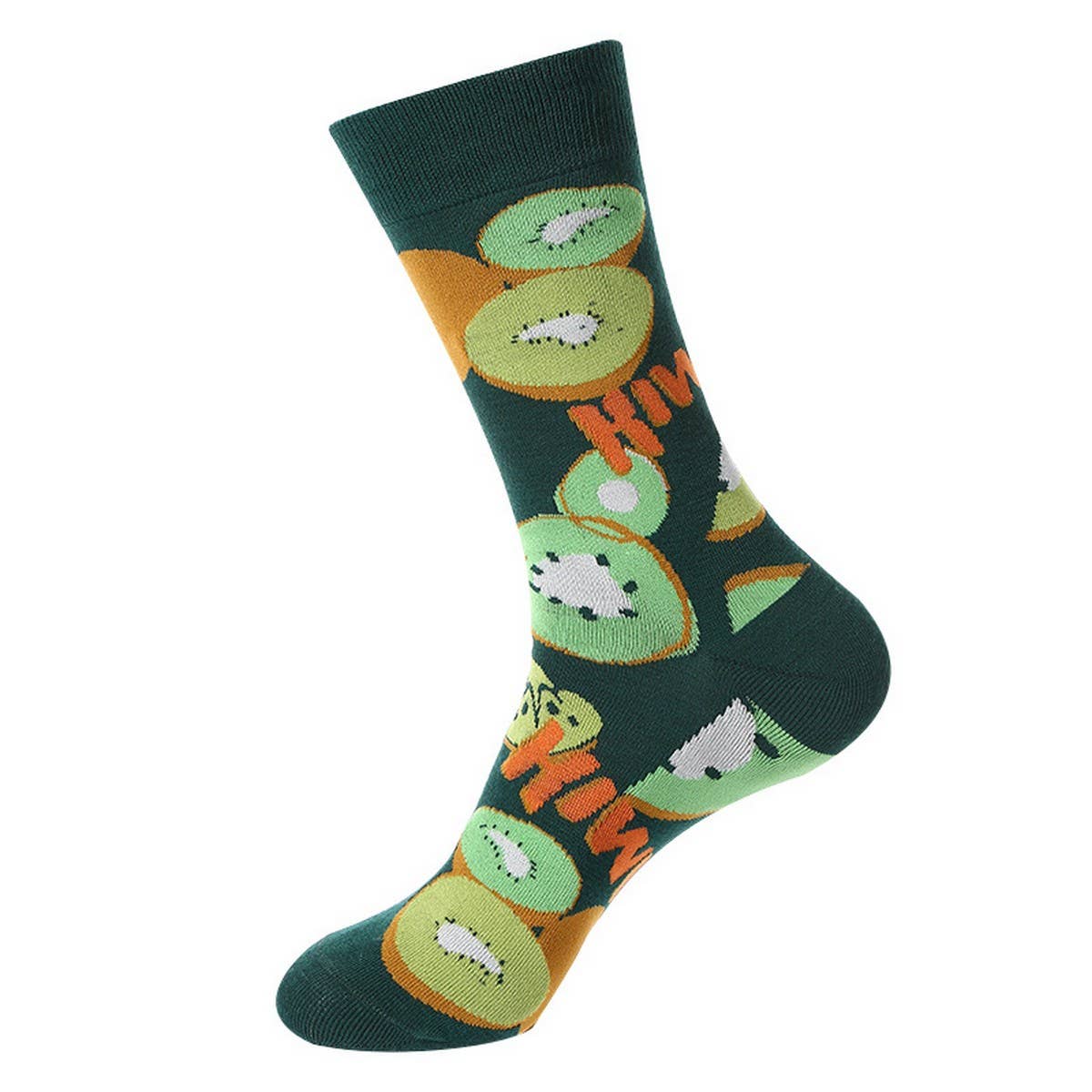 CASUAL FRUIT PRINTED MID-TUBE SOCKS_CWMS1019