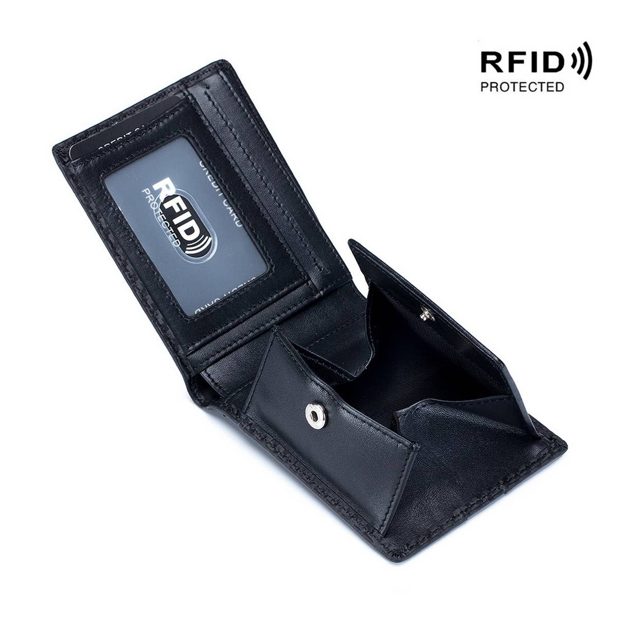 ULTRA-THIN SHORT MULTIFUNCTIONAL LEATHER WALLET_CWAB3777