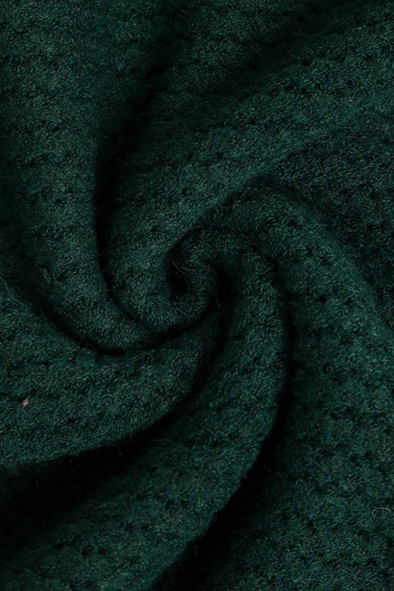 CWOSWL3839_CONTRAST COLOR ZIP-UP PULLOVER KNIT SWEATER