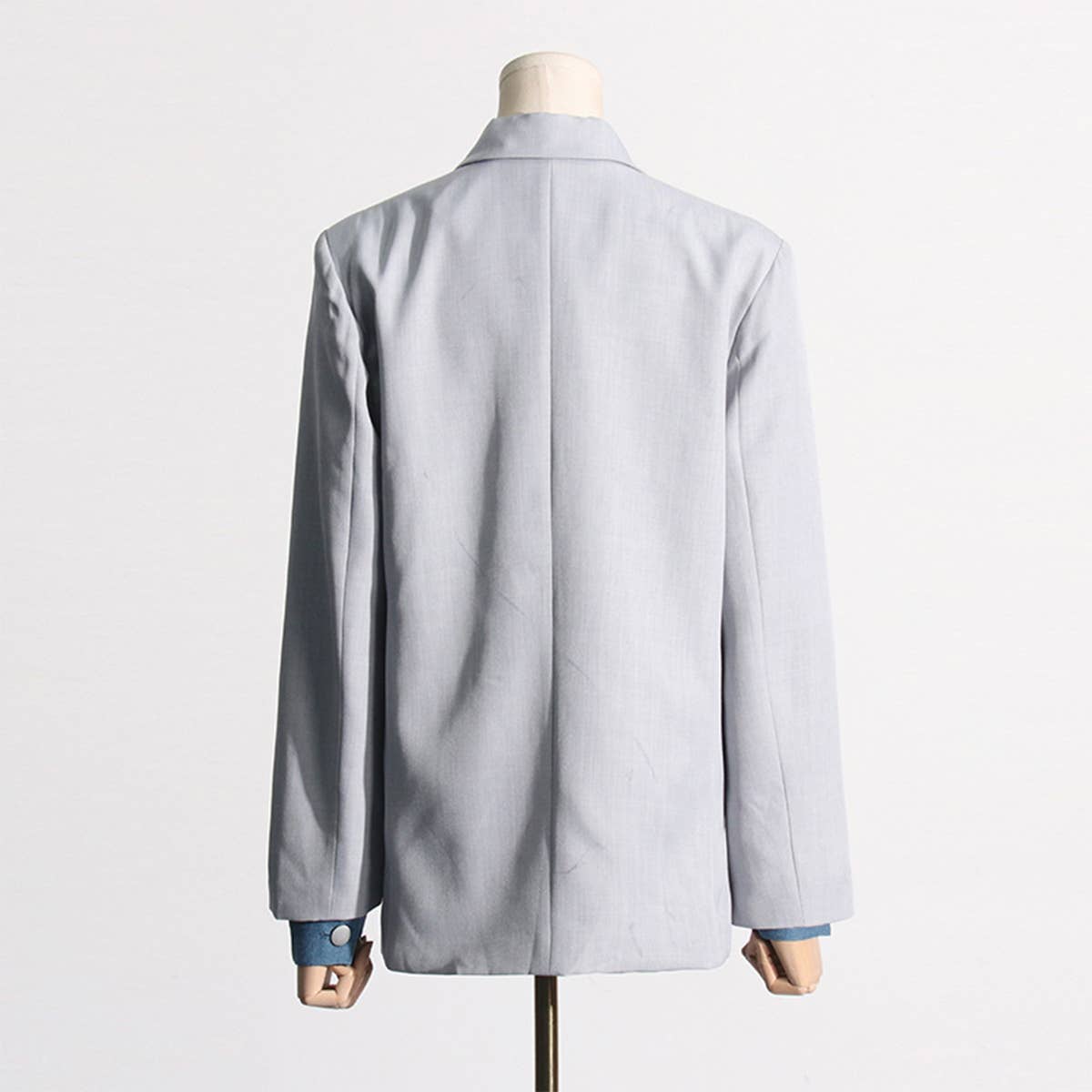 Casual Colorblock Loose Blazer for Women_CWOCO1246