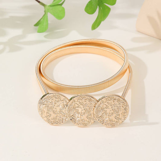 CWABE0967_FASHION ELASTIC WAIST CHAIN WAIST BELT