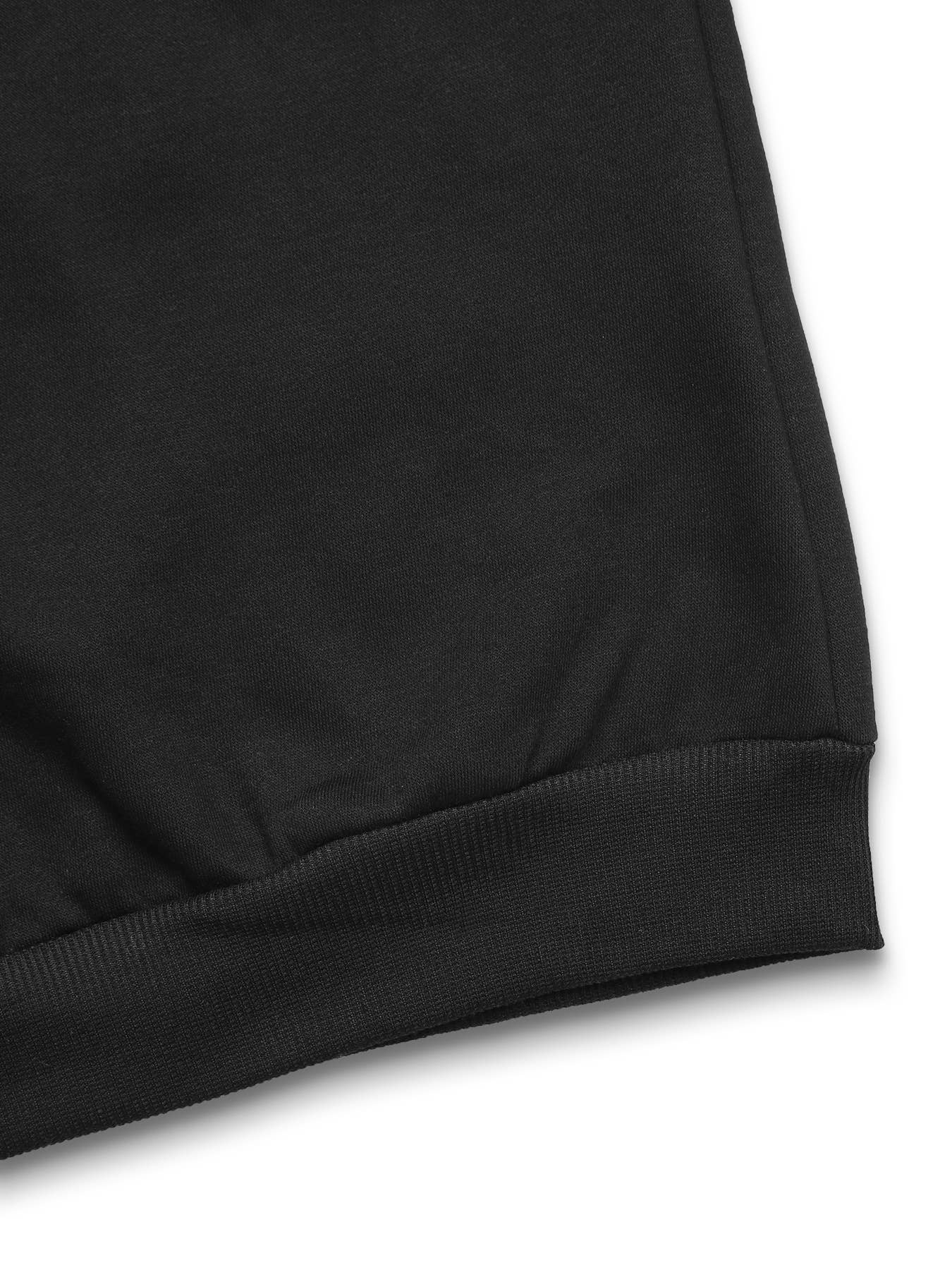 CREW NECK AND FLEECE PLAID BOW PATCHWORK HOODIE