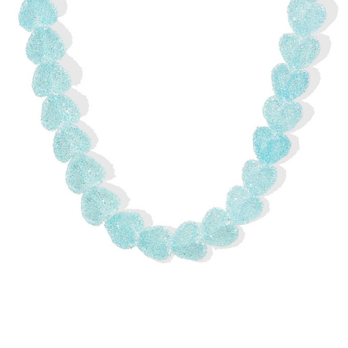 Candy Heart Resin Necklace ??Cute & Colorful Chic_CWMM6958