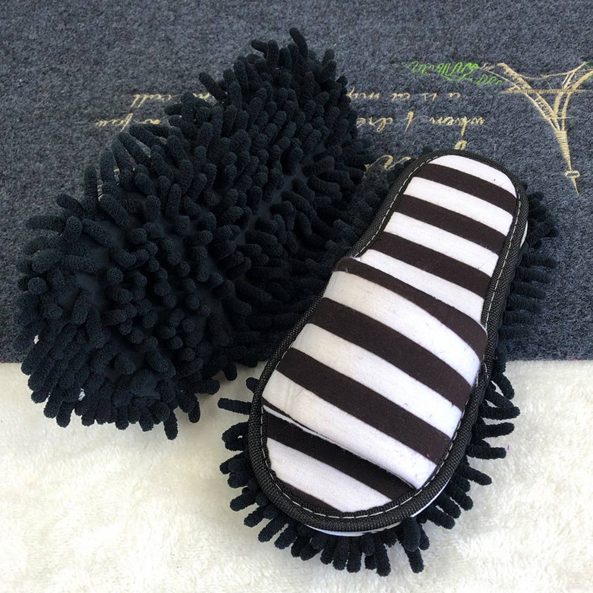 HOUSE CLEANING SLIPPERS FLOOR DUSTING MOP SOCKS