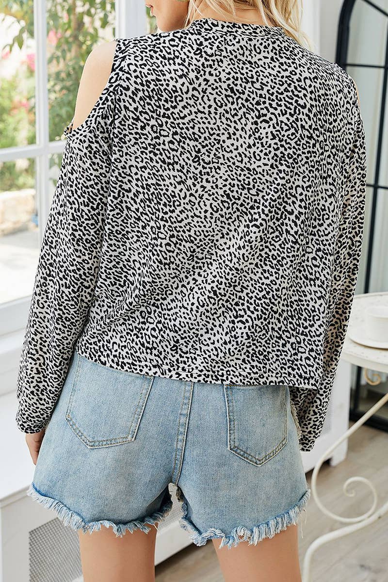 CWTTL2021_TEMPERAMENT COMMUTING LOOSE OFF-SHOULDER T-SHIRT