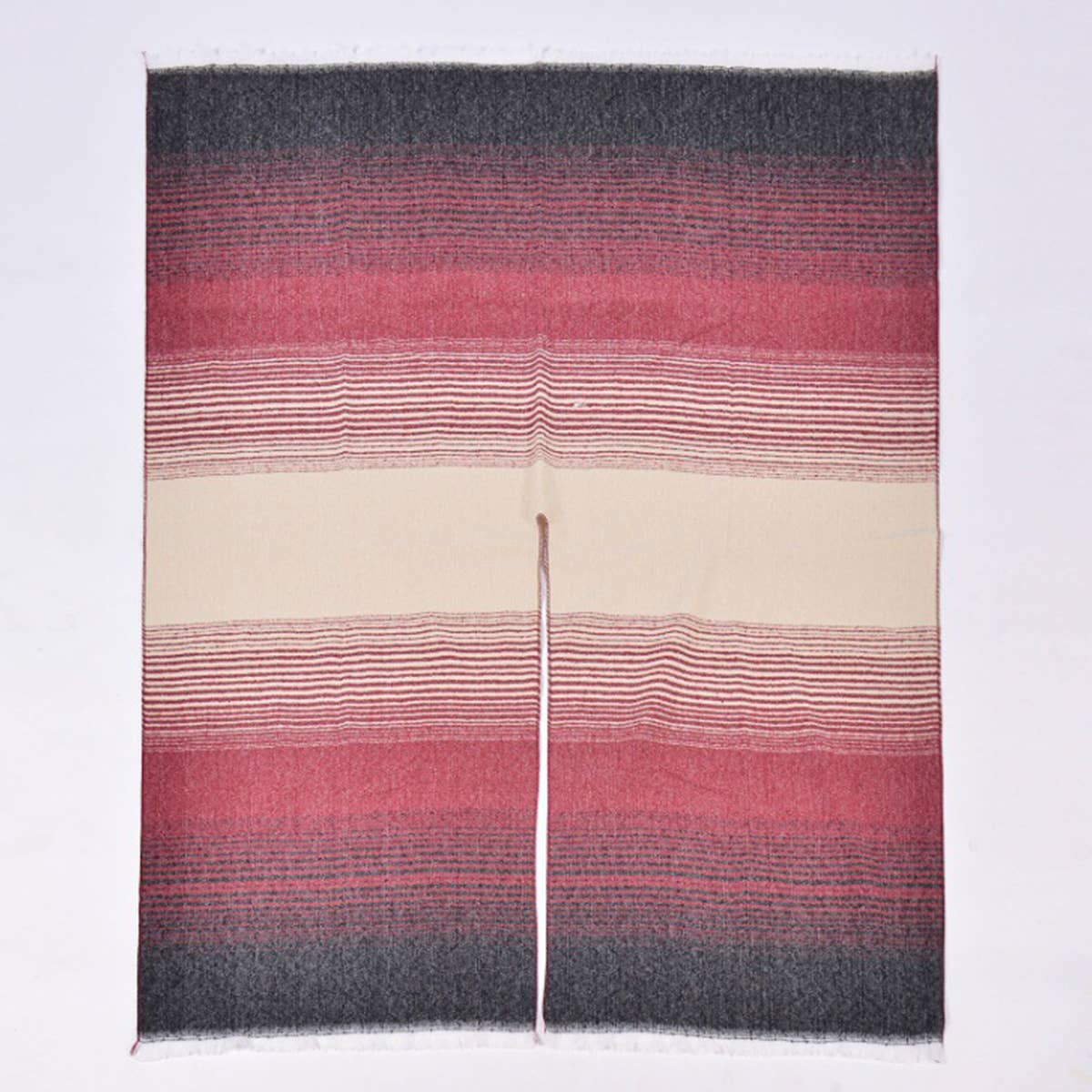 Reversible Plaid Faux Cashmere Scarf ? Winter Wrap