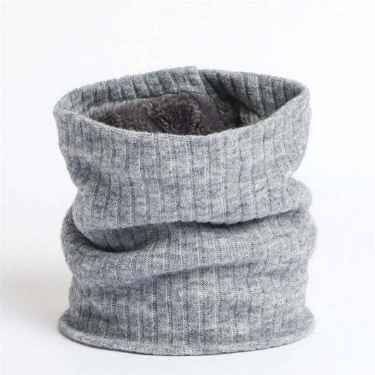 SOLID COLOR PLUS VELVET ELASTIC WARM NECK GAITER_CWASC1023