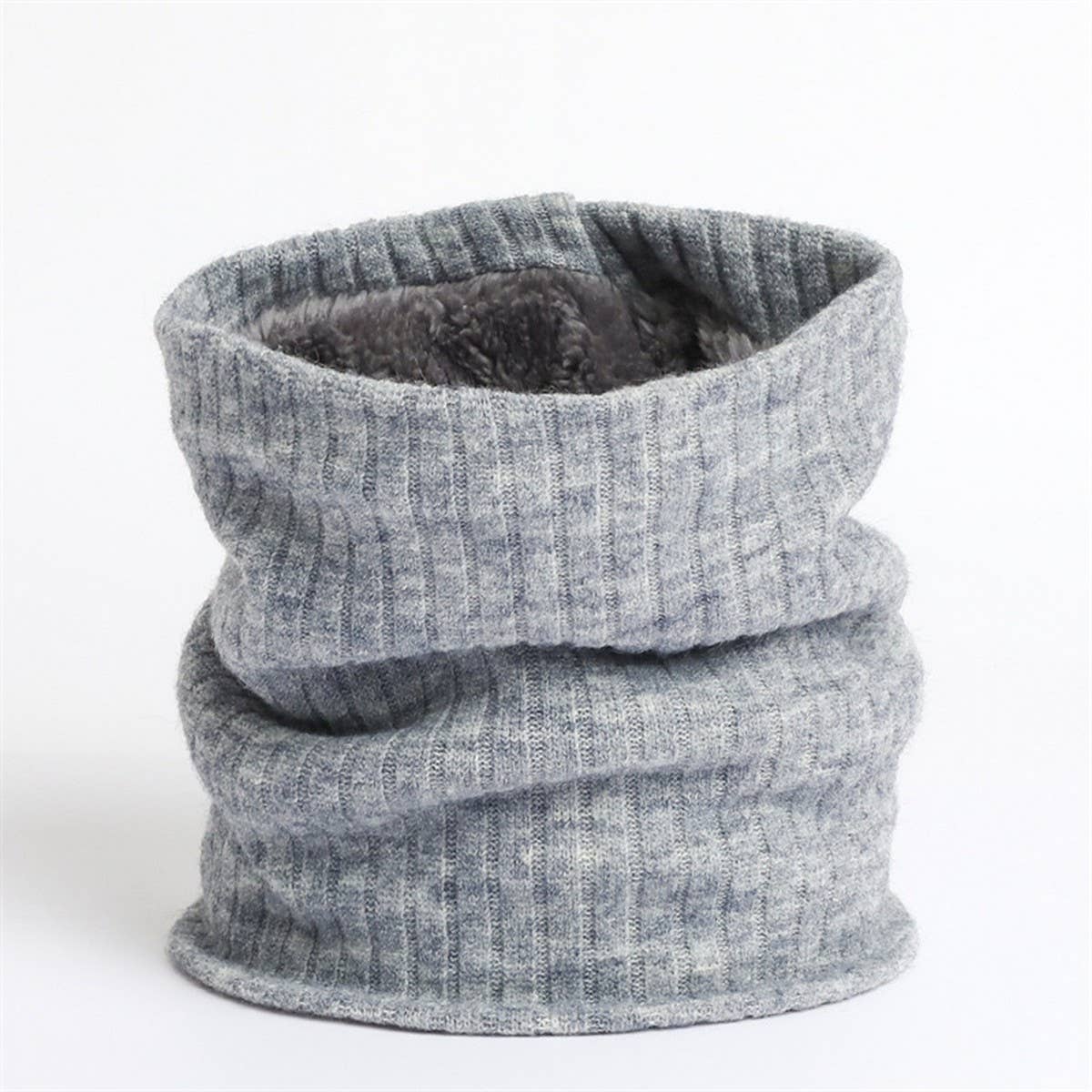 SOLID COLOR PLUS VELVET ELASTIC WARM NECK GAITER_CWASC1023