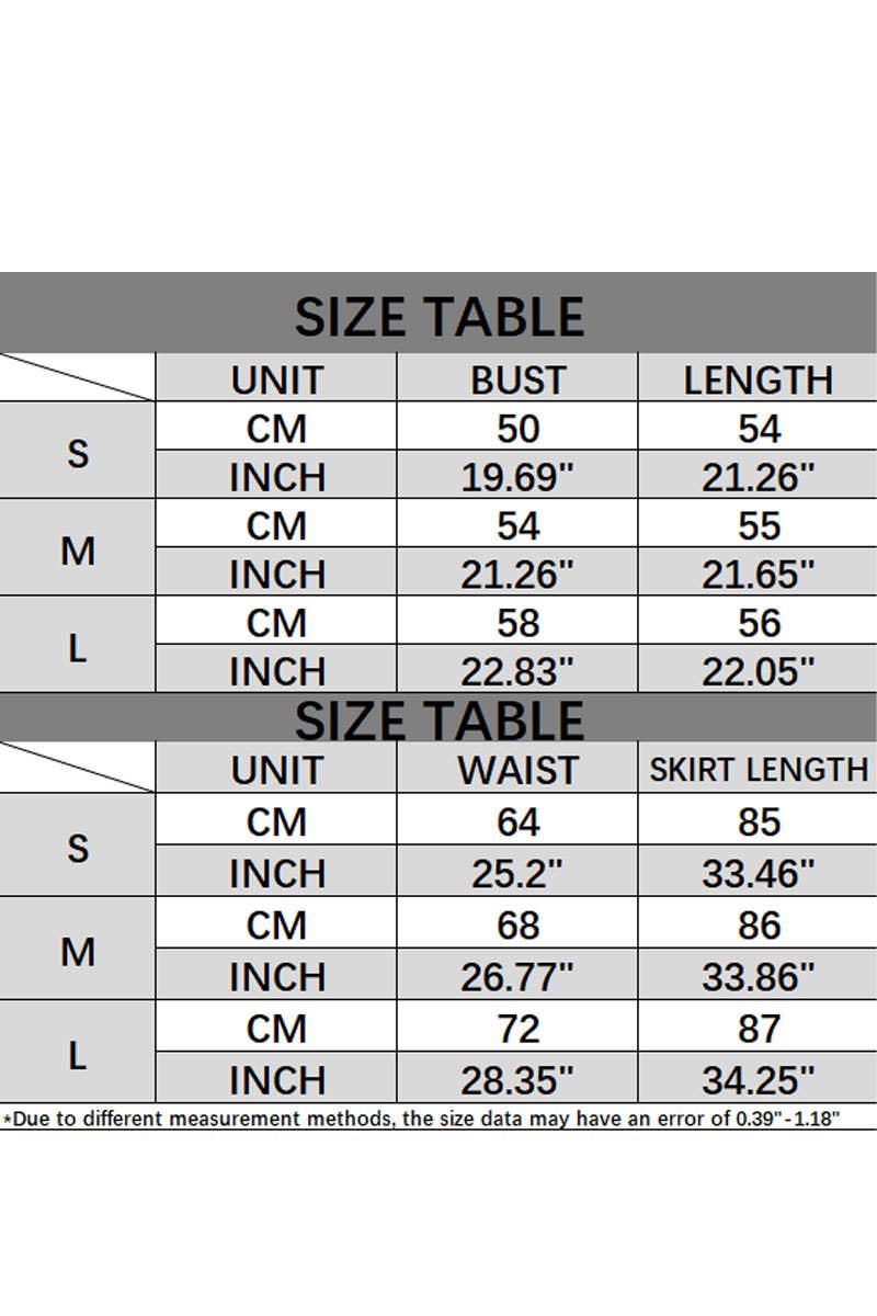 CWSBSSL0148_SUMMER KNITTED HALTER COLLAR TOP + SKIRT SET