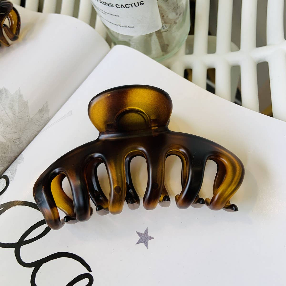 CWAHA1514_EXQUISITE SIMPLE LARGE HAIR CLAW CLIP