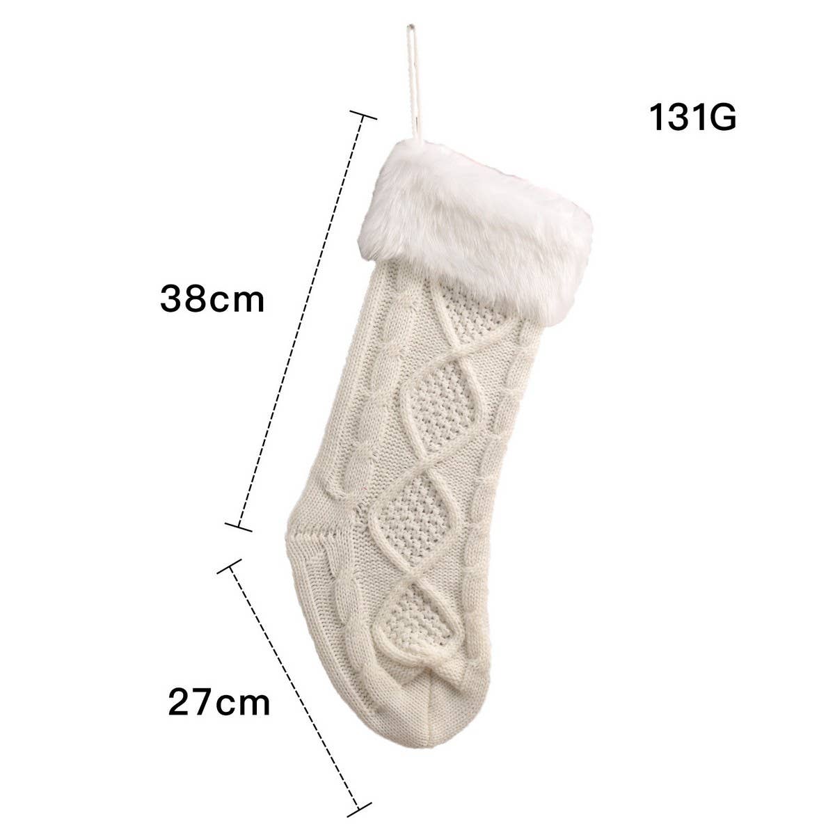 CWMS0926_Christmas Pendant Knitted Stocking Goodie Bag