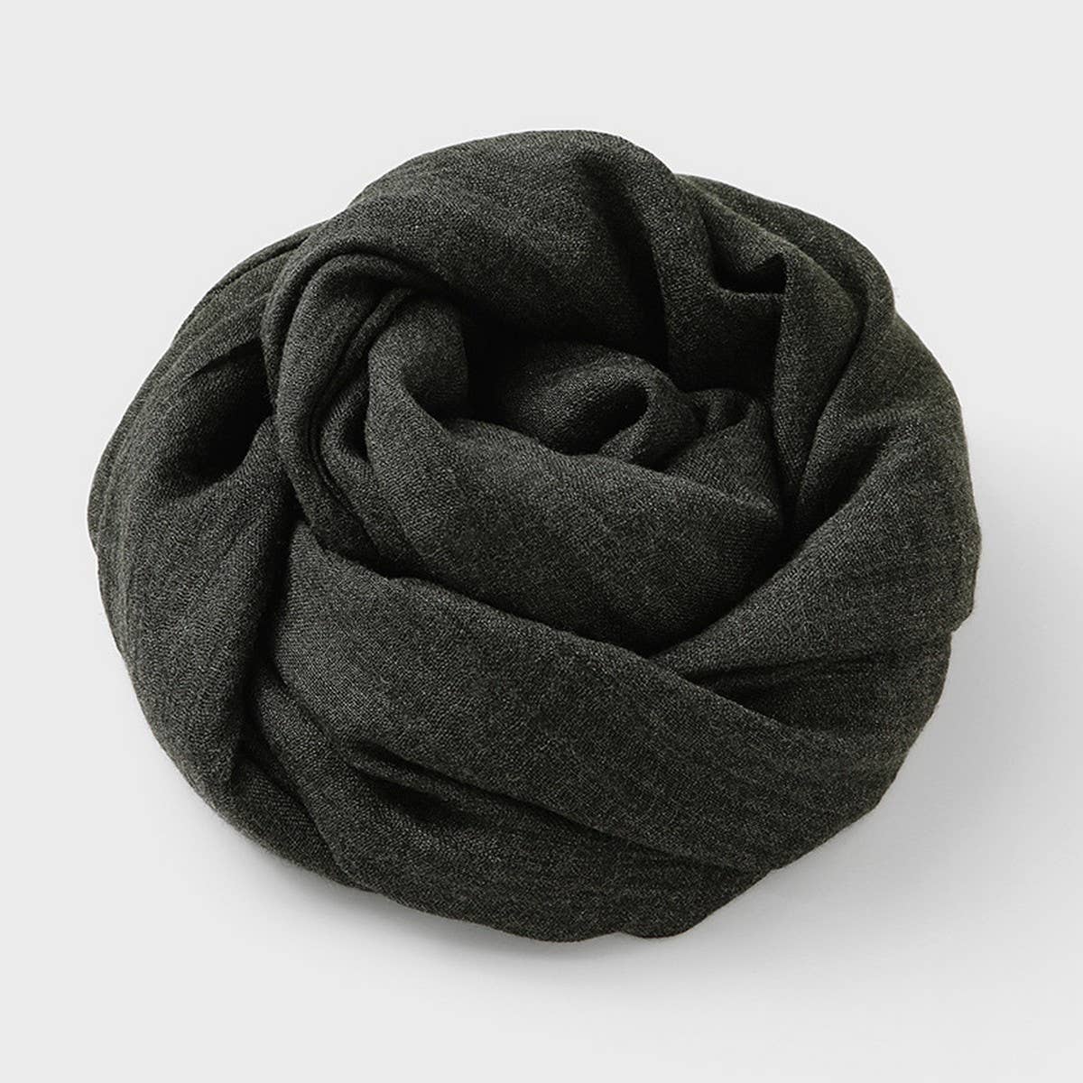 SOLID COLOR LONG LIGHTWEIGHT SCARF WRAP SHAWL_CWASC0204