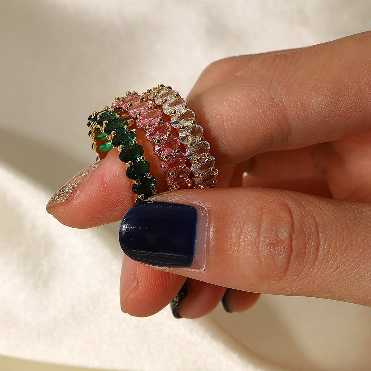 FASHIONABLE, VERSATILE AND COLOR-PROOF OPEN RING