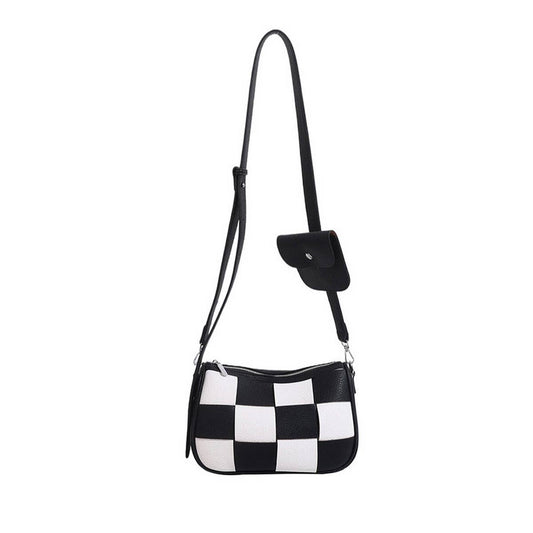 FASHION COLOR MATCHING PORTABLE UNDERARM BAG_CWAB2686
