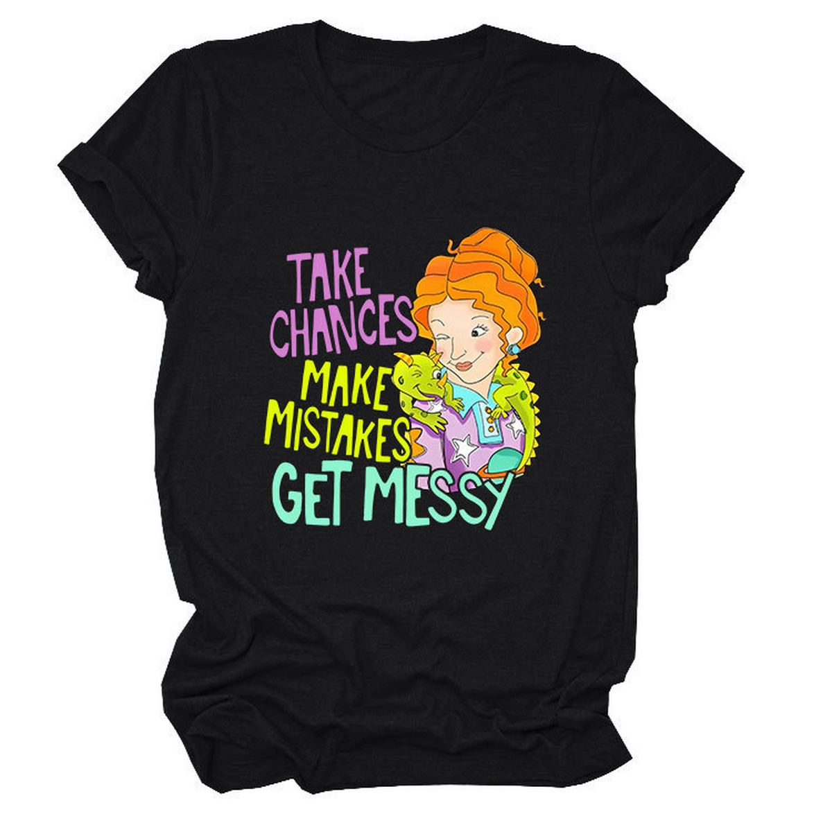 Positive Message Tee ?œTake Chances??Print_CWTTS1484