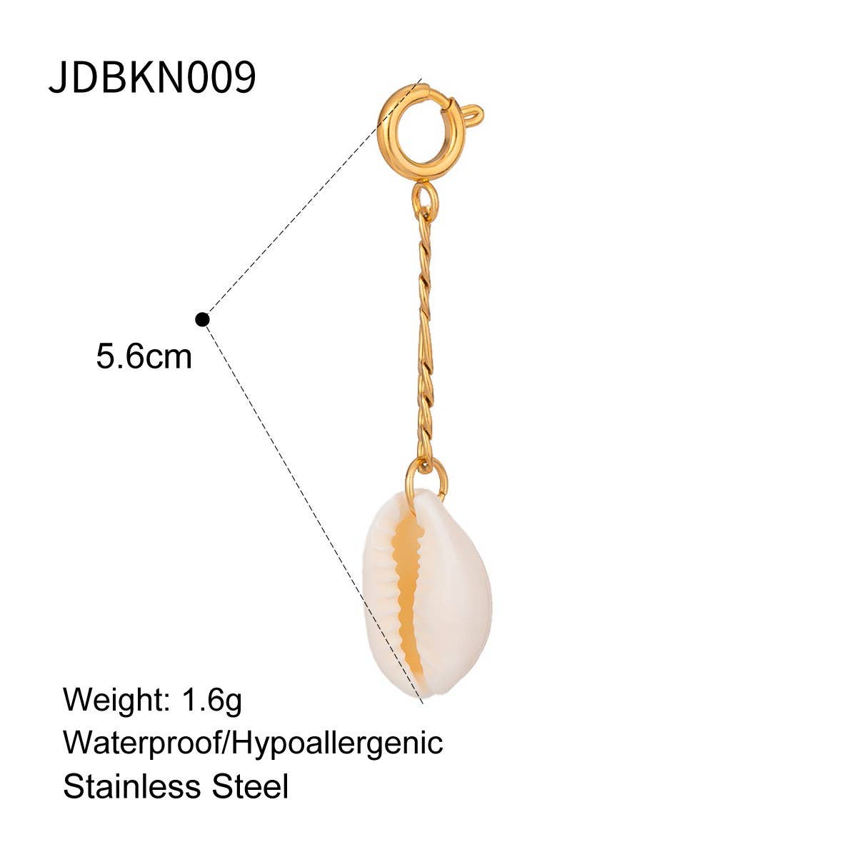 STAINLESS STEEL DIY PEARL PENDANT JEWELRY_CWMM4678